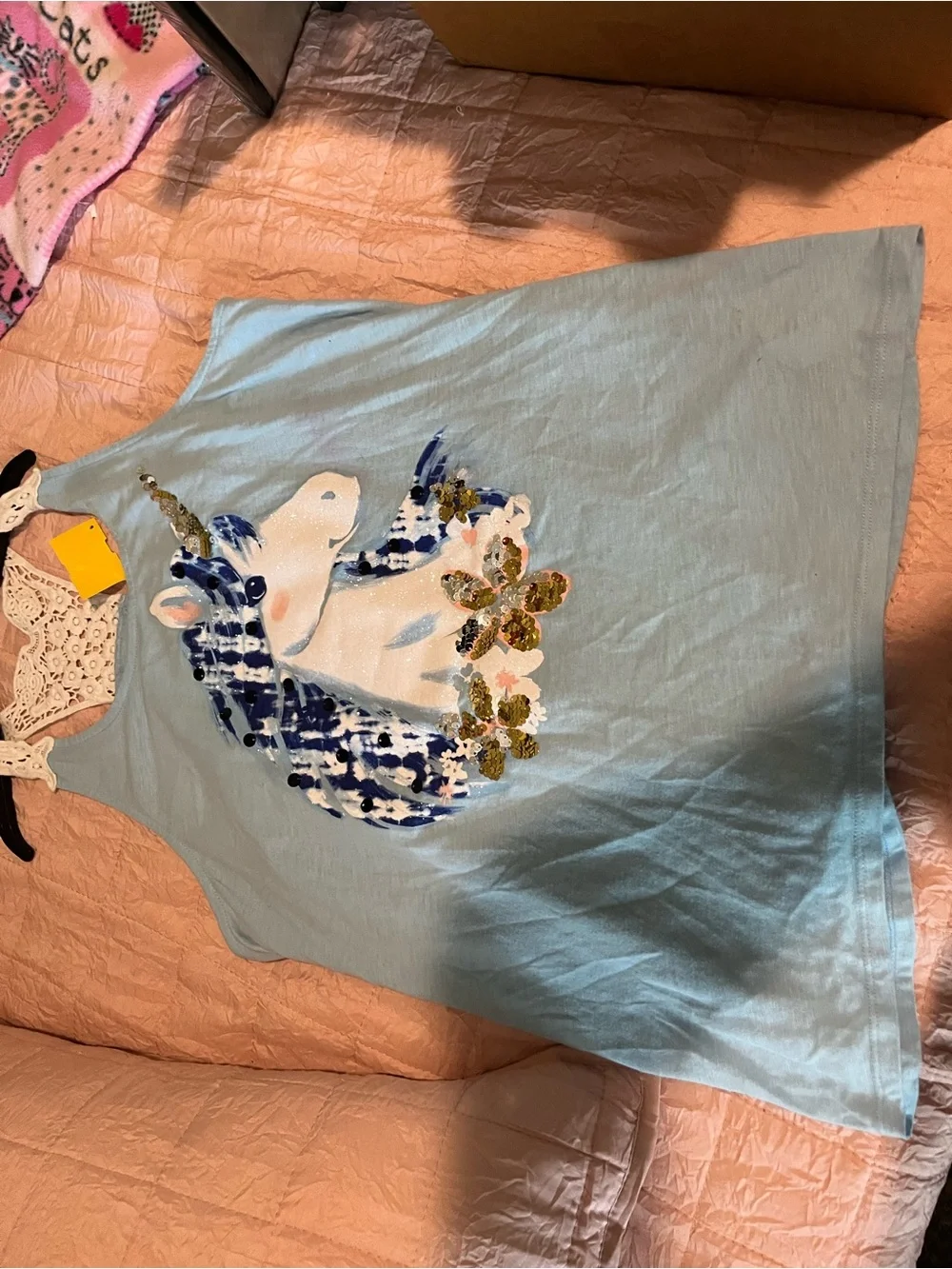 Justice light blue